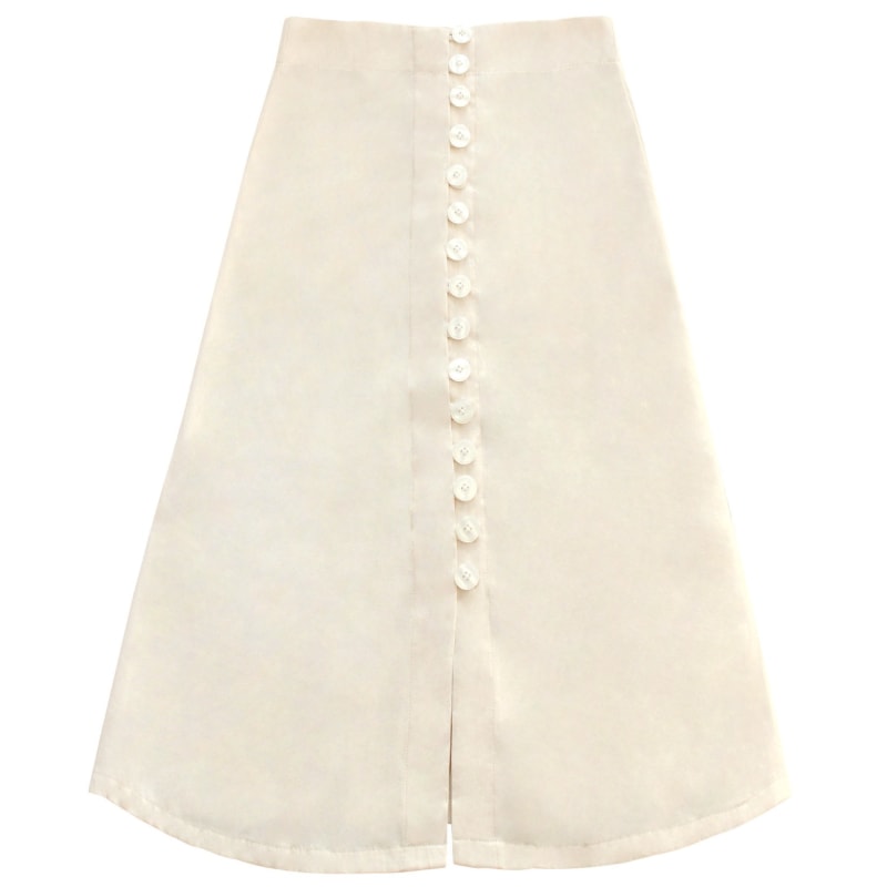 Thumbnail of Uluru Button-Down Skirt In Off-White image