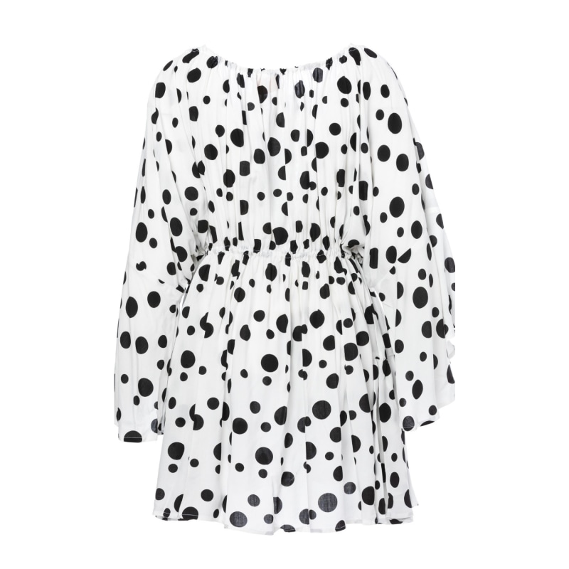 Thumbnail of Bahamas Off Shoulder Polka Dot Dress image