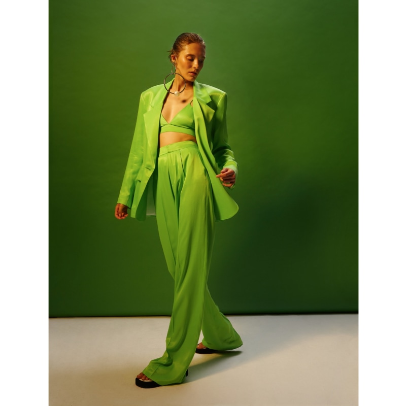 Thumbnail of Jessie Satin Green Flash Pants image