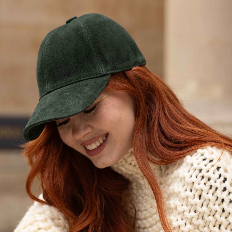 Khaki suede cap hotsell