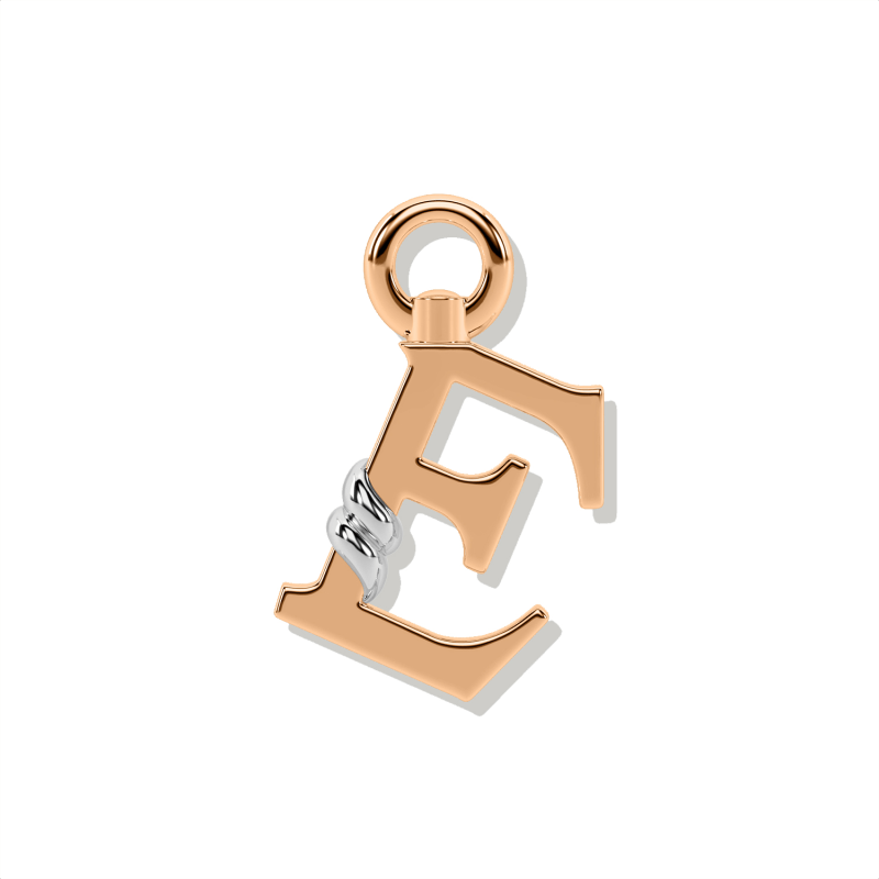 Thumbnail of Unius Letter Charm - Rose Gold image