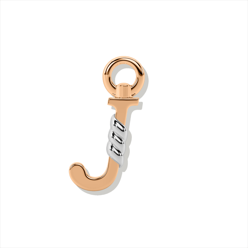 Thumbnail of Unius Letter Charm - Rose Gold image