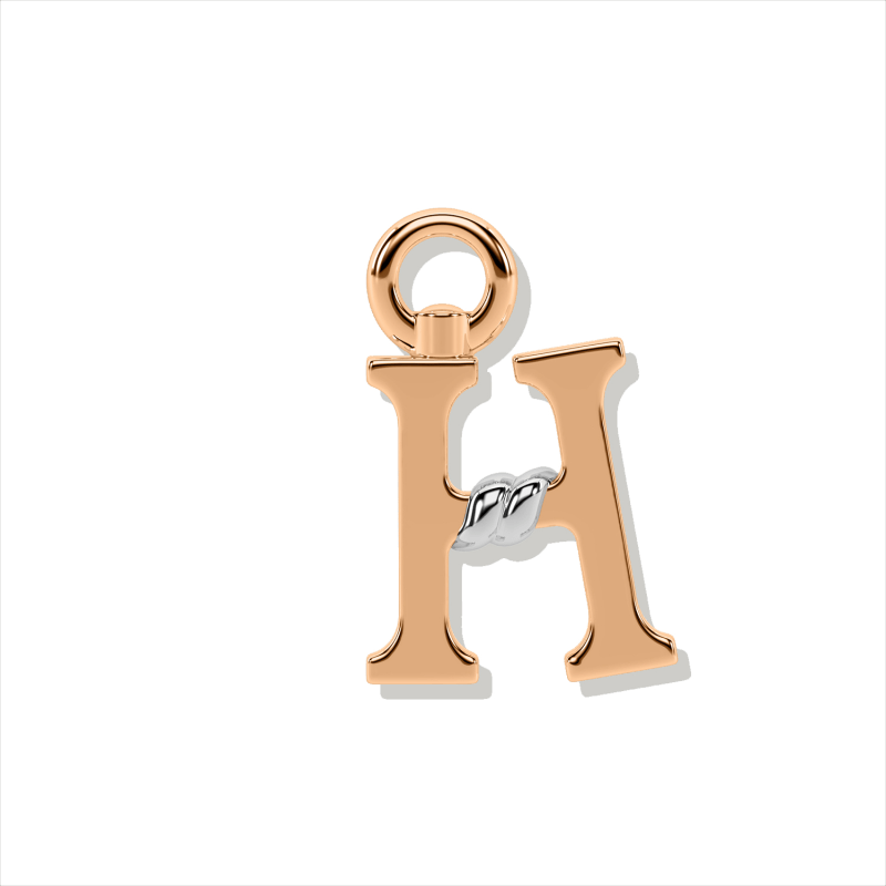 Thumbnail of Unius Letter Charm - Rose Gold image