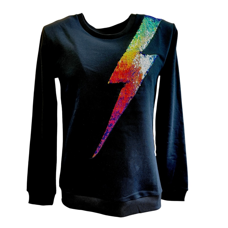 Thumbnail of Any Old Iron Mens Oil Slick Lightning Sweatshirt image