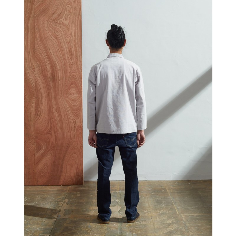 Thumbnail of The 3001 Buttoned Overshirt - Grey image