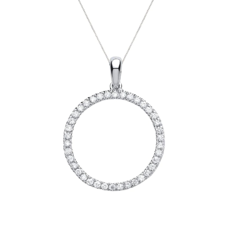 Thumbnail of Diamond Circle Pendant image