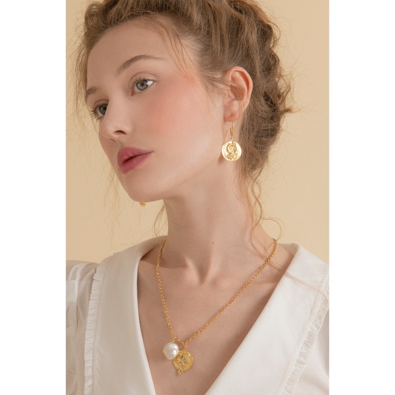 Thumbnail of Achilles Gold-Plated Hoop Earrings image