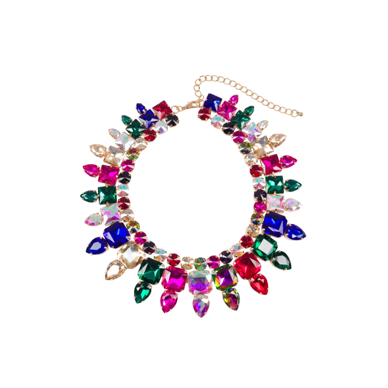 Upper East Side Rhinestone Collar Necklace Meghan Fabulous Wolf