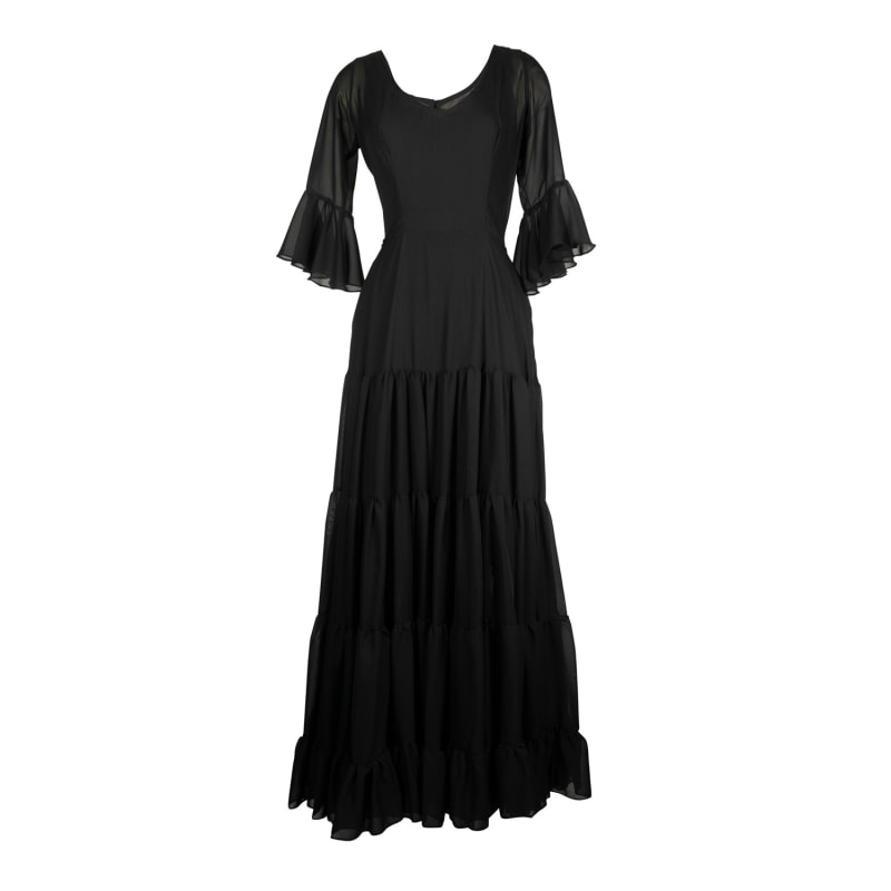 Thumbnail of Black Ruffle Vampire Dress image