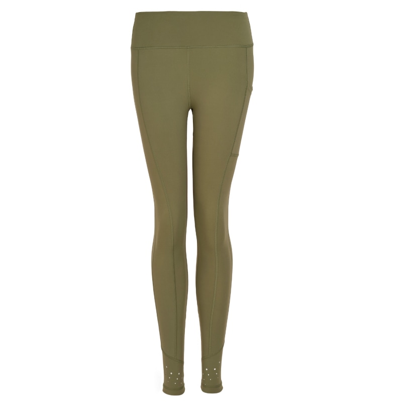 Thumbnail of High Rise Laser 7/8 Khaki Legging image