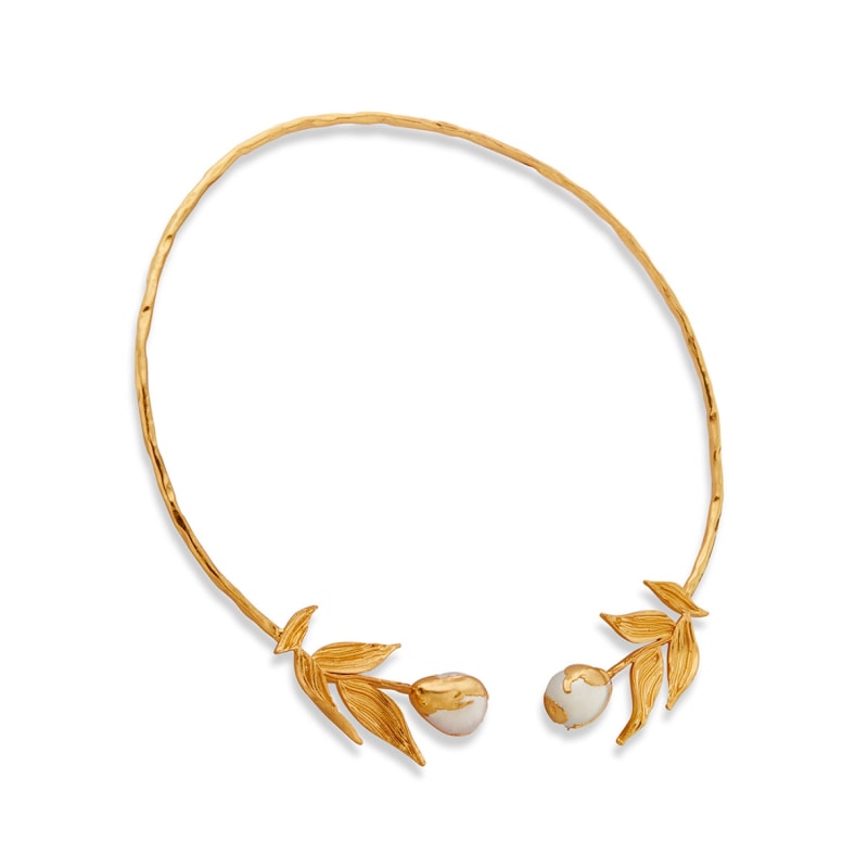 Thumbnail of Gold Riva Choker With Baroque Pearls image