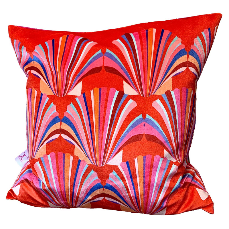 Thumbnail of Sublime Red Velvet Shell Cushion image