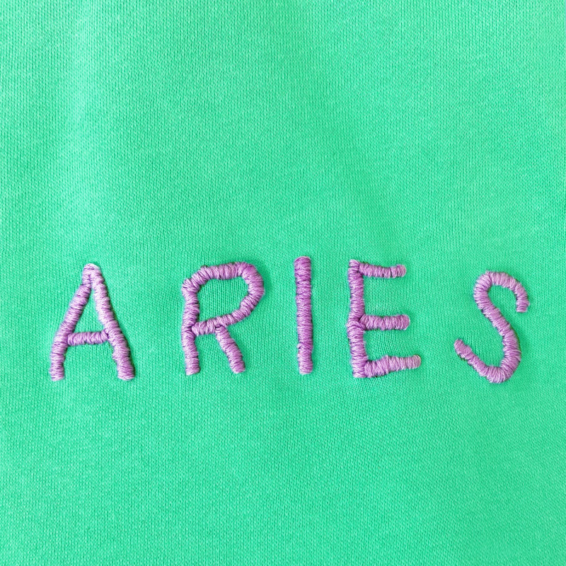 Thumbnail of Mint Green 'Aries' Organic Cotton Sweatshirt image