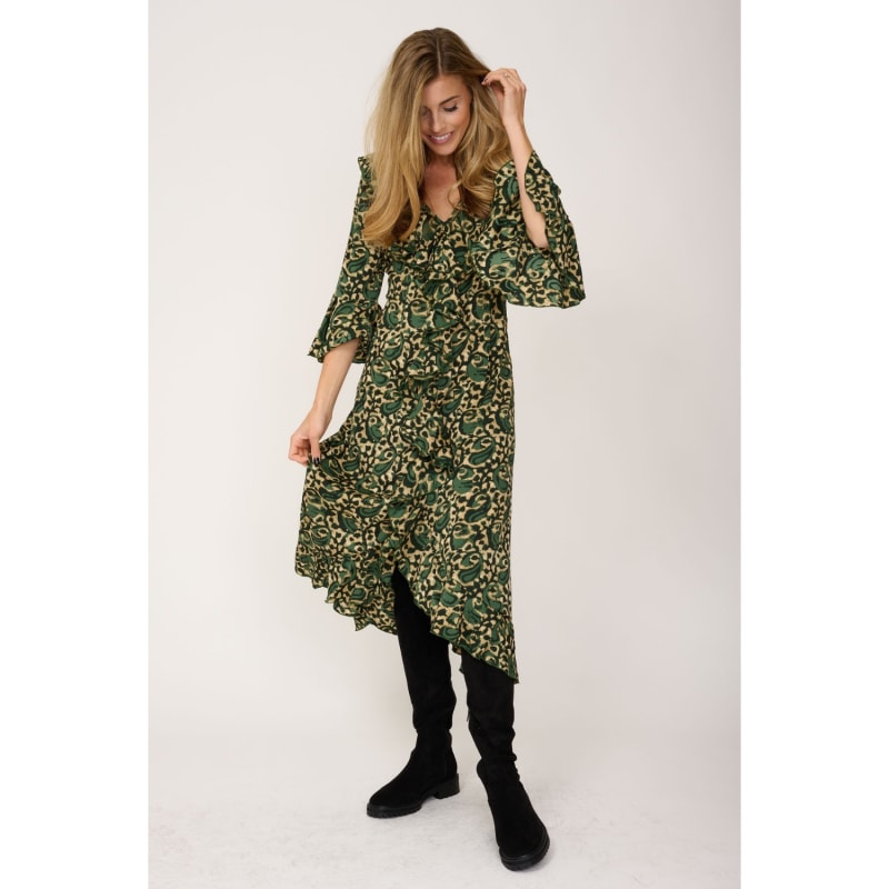 Thumbnail of Felicity Midi Dress Winter Sage image