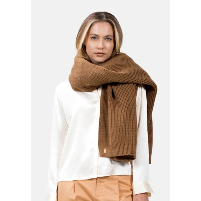 Thumbnail of Olden Ola - Blanket Scarf - Brown image