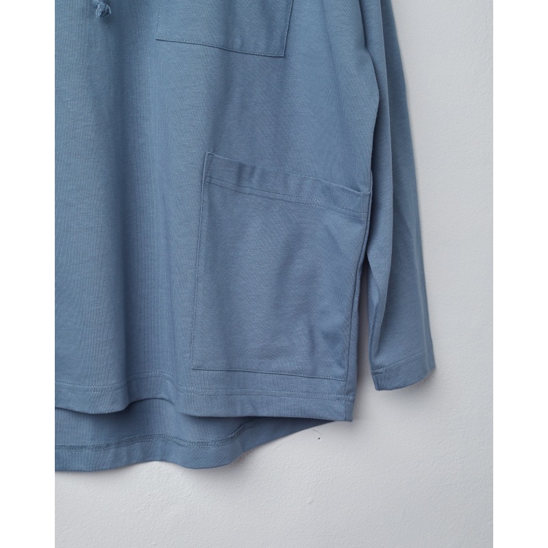 Thumbnail of The 3032 Tie Neck Smock – Teal image