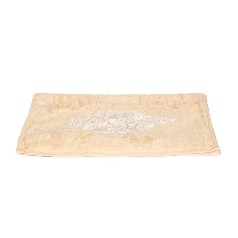 Thumbnail of Creamy Towel With Lace Detail image