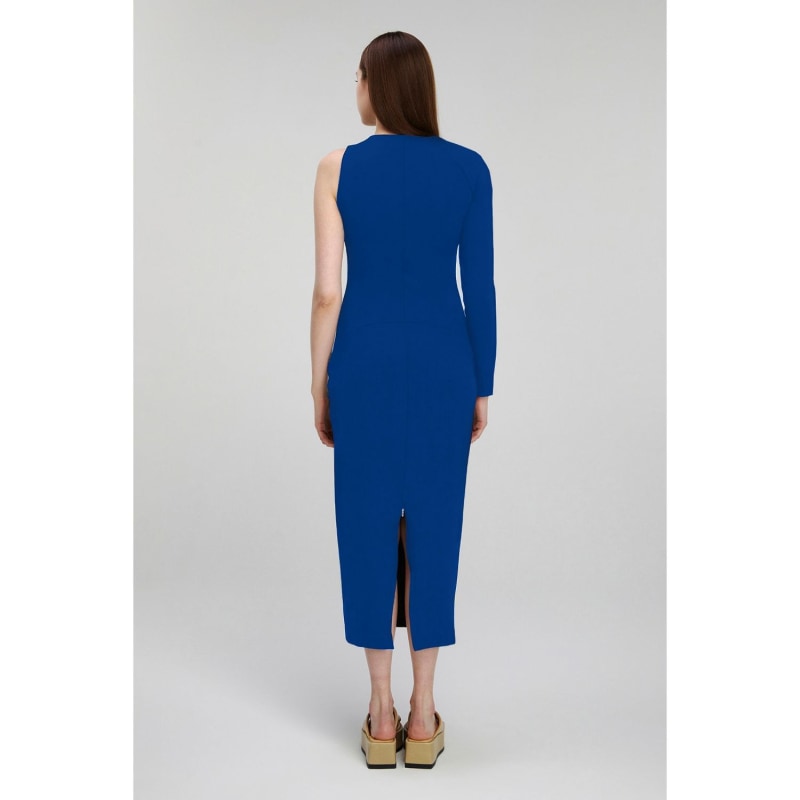 Thumbnail of Bold Blue Asymmetrical Dress: A Statement-Making Choice image