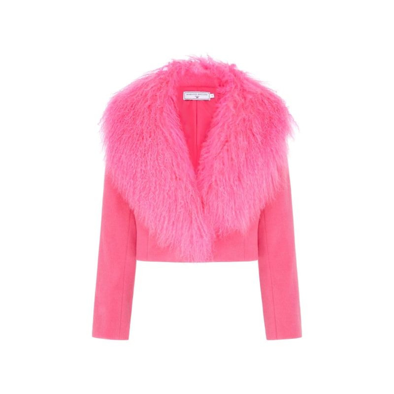 Thumbnail of Valencia Cropped Jacket Hot Pink image