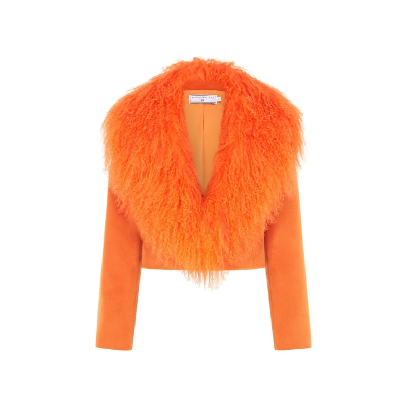 Thumbnail of Valencia Cropped Jacket Orange image