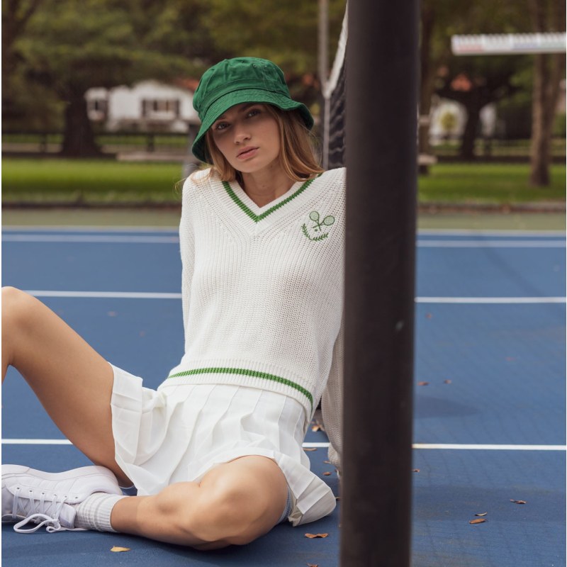 Thumbnail of Varsity Tennis Club V-Neck Sweater image