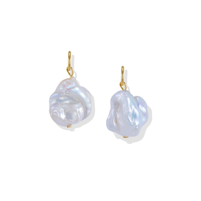 Thumbnail of Baie Pearl Earrings - 18K Gold Vermeil image