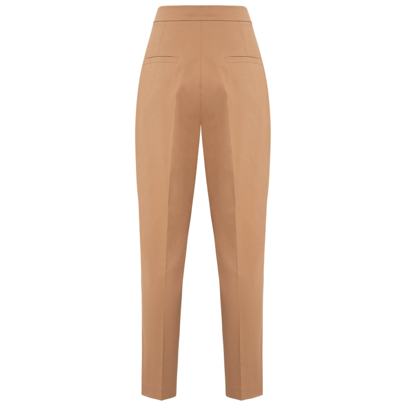 Thumbnail of Tailored Cotton Trouser - Brown image