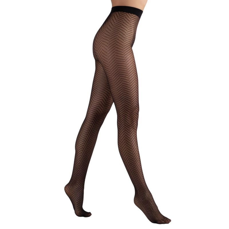 Thumbnail of Italian Made Eco-Friendly Herringbone Tights image