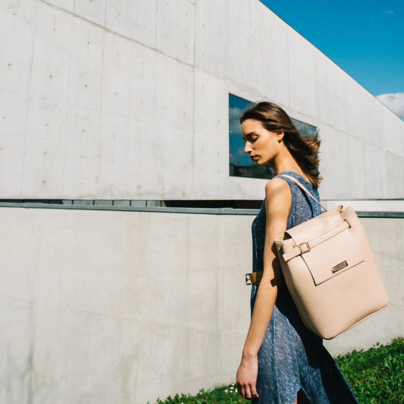 Thumbnail of Bucket Shoulder Bag in Pink Blush Nude image