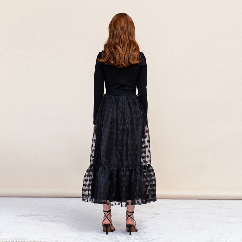 Polka Dot Organza Dress | Nissa | Wolf & Badger