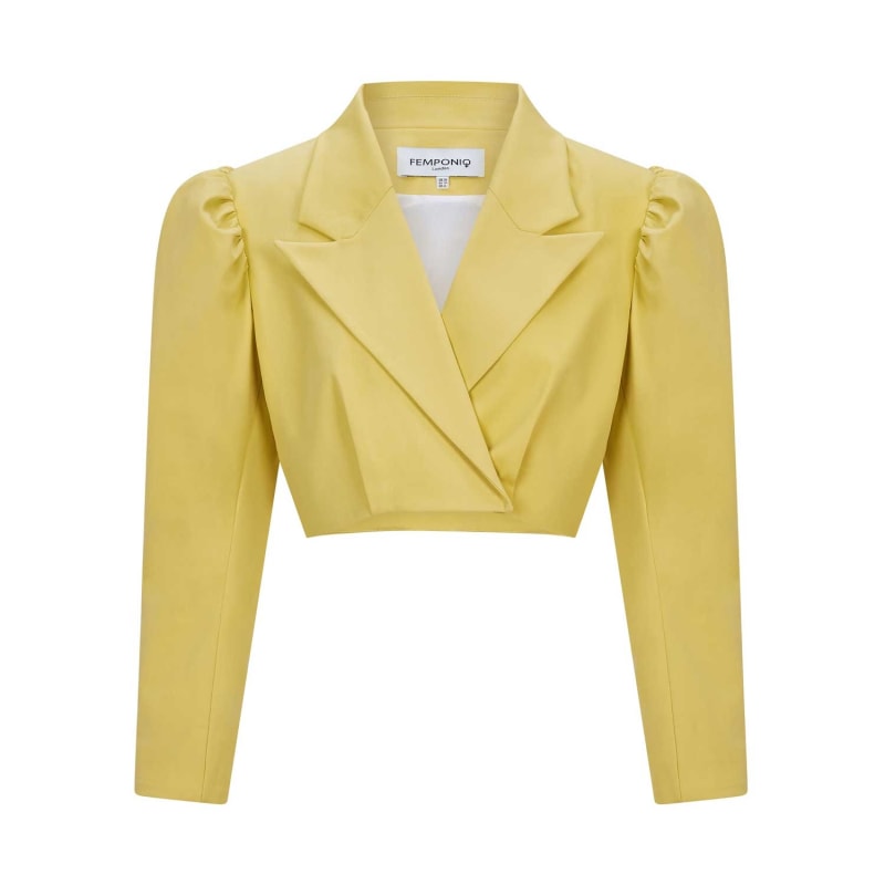 Women's short jacket Camilla Milano yellow