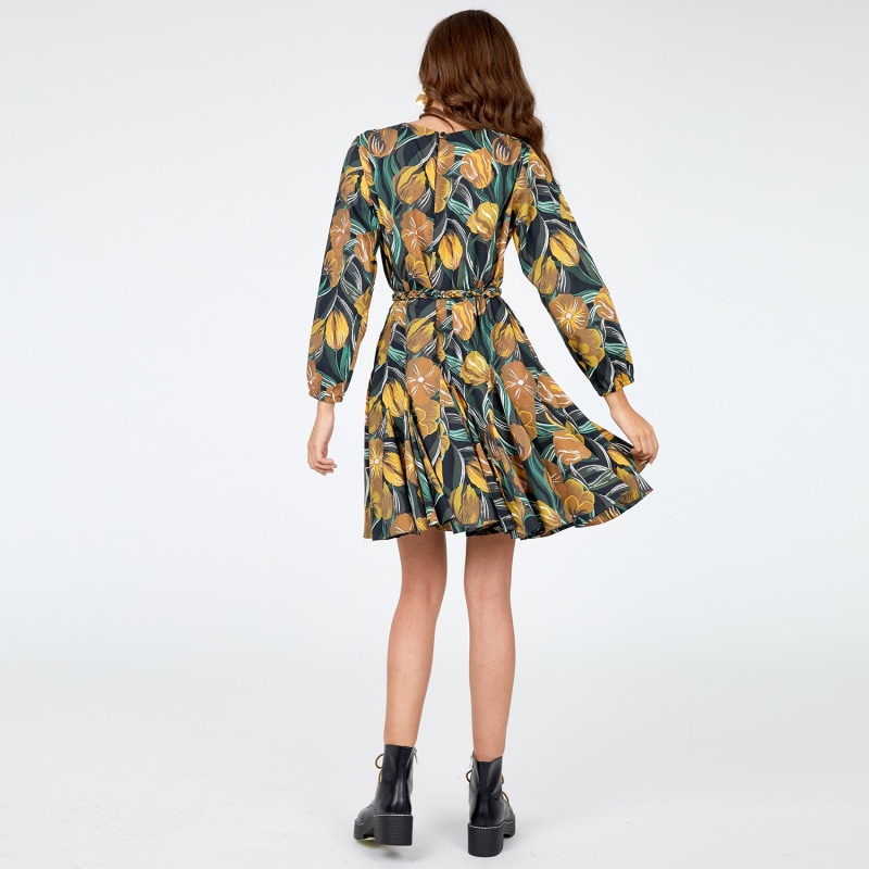 Thumbnail of Kara Floral Print Cotton Dress image