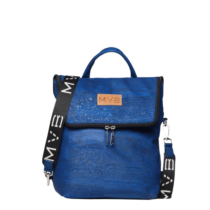 Thumbnail of Cork Leather Backpack Trio  - Blue image