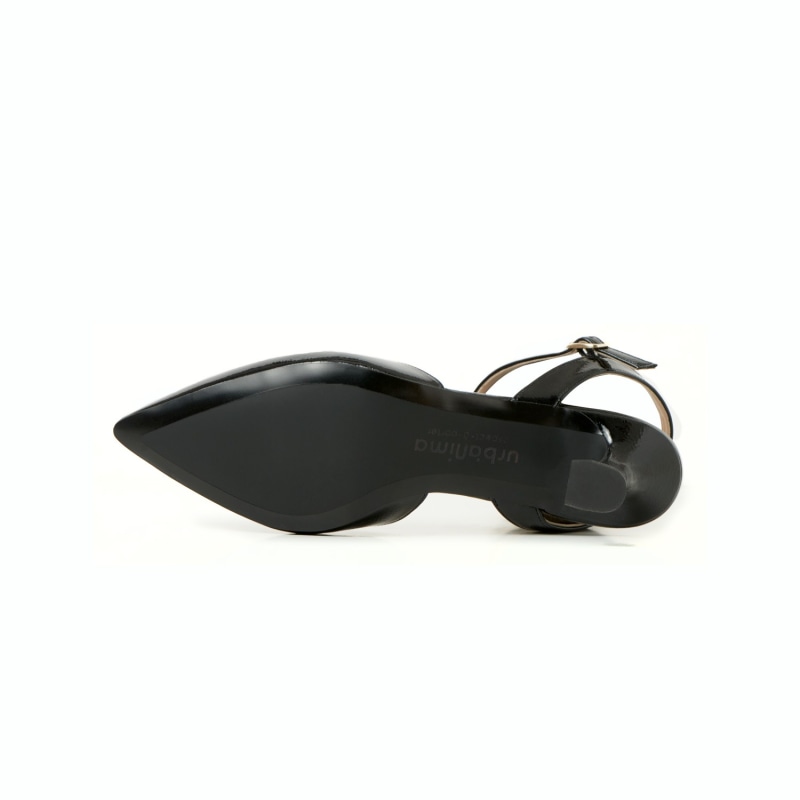 Thumbnail of Vegan Black Slingback Pumps Grand Boulevard image