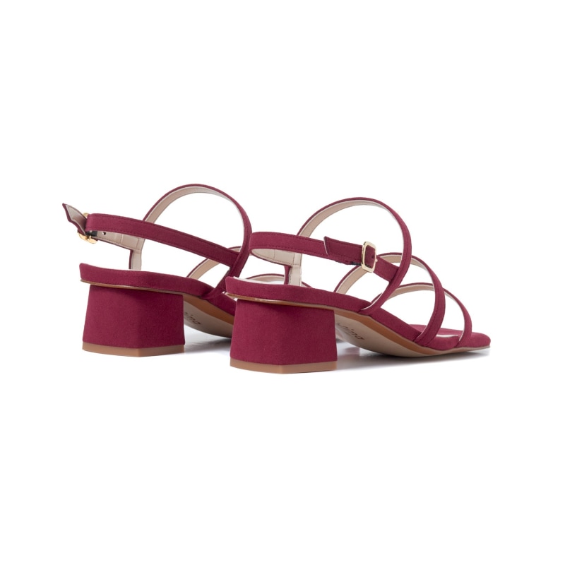 Thumbnail of Vegan Heeled Sandal Glorieta Cherry Red image