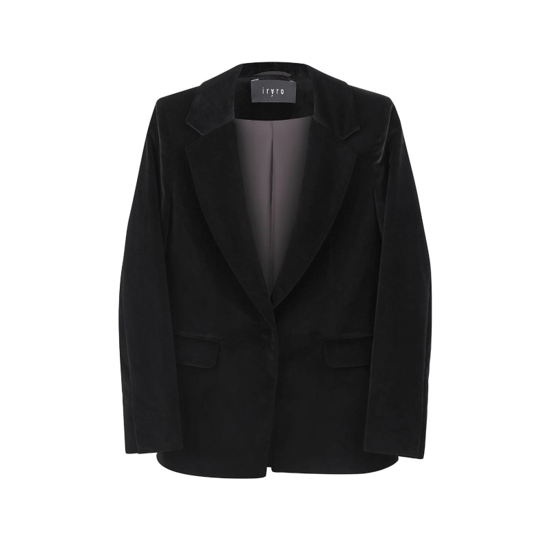 Thumbnail of Velvet Jacket - Black image