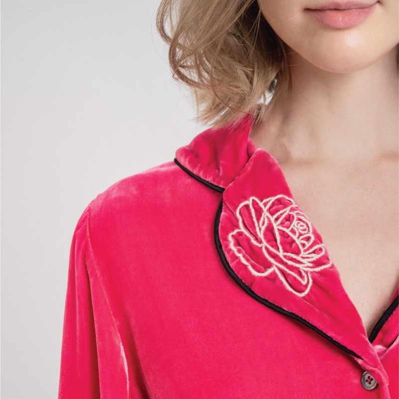 Thumbnail of Velvet Pyjamas  - French Rose image