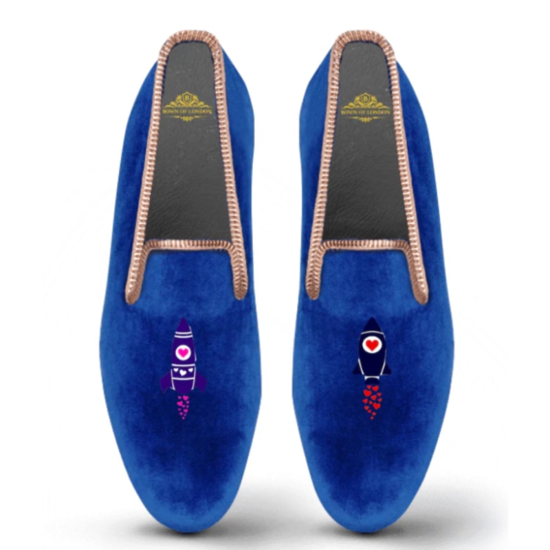 Thumbnail of Velvet Slippers/ Loafers Elon image