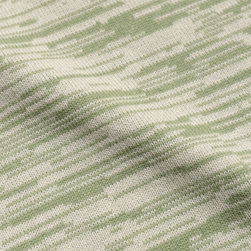 Thumbnail of Velzy Cardigan - Green / White Twisted Yarn image