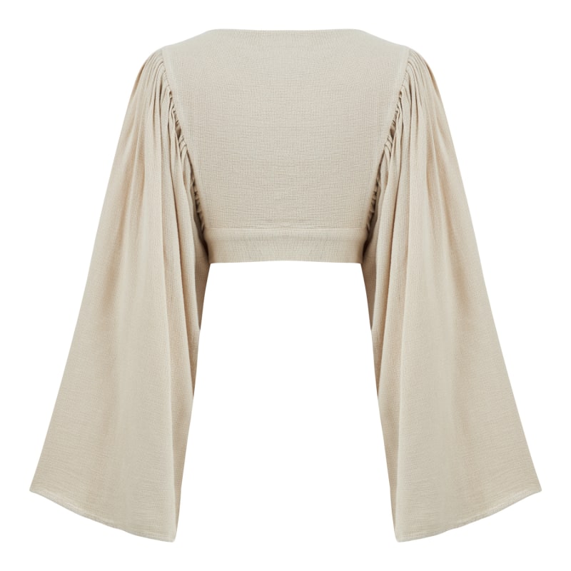 Thumbnail of Venice Cross Top - Beige image