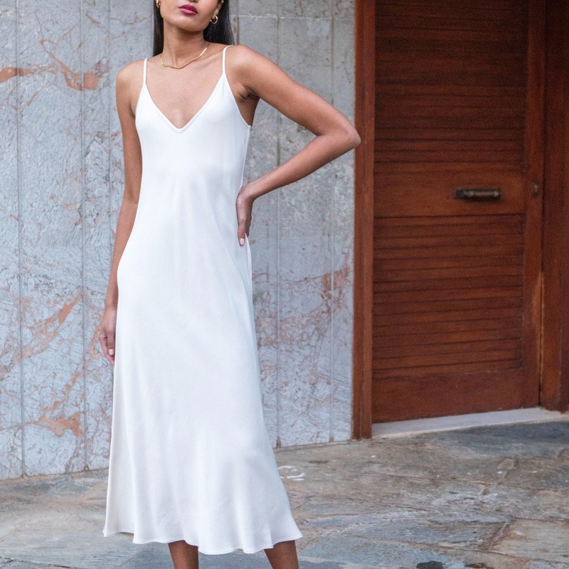 Thumbnail of Venus Slipdress - White image