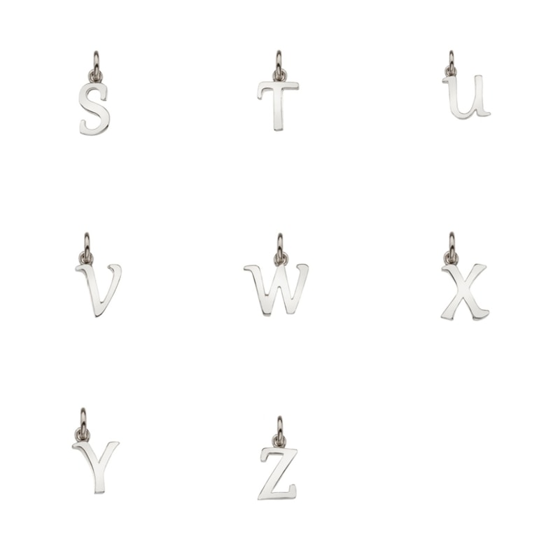 Thumbnail of Audley Sterling Silver Alphabet Pendant image