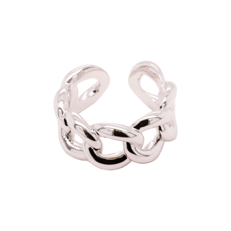 Thumbnail of Chain Link Ring Silver image