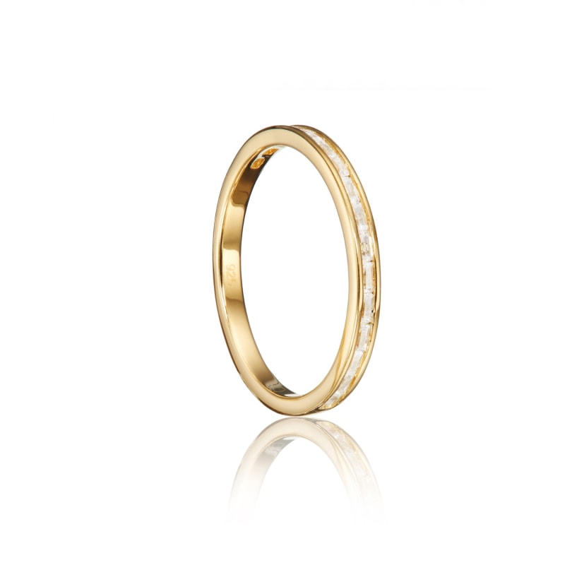 Thumbnail of Gold Baguette Diamond Style Eternity Ring image