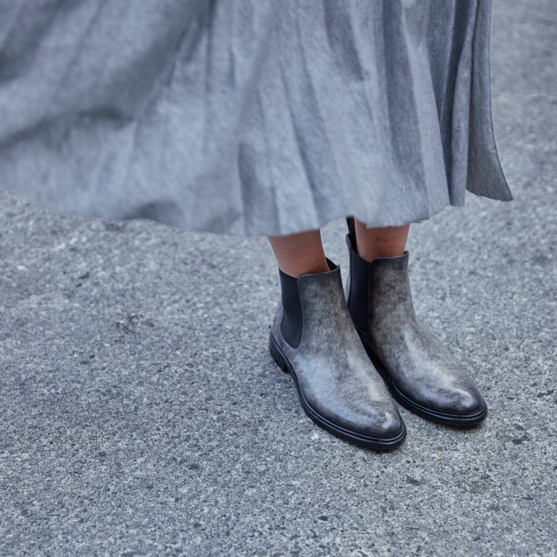 Thumbnail of Leslie, The Hand-Painted Patina Chelsea Boots image