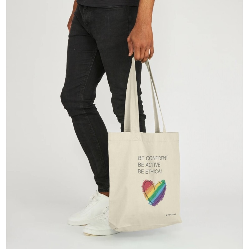 Thumbnail of Tote Bag - Be Confident, Be Active, Be Ethical - Neutrals image