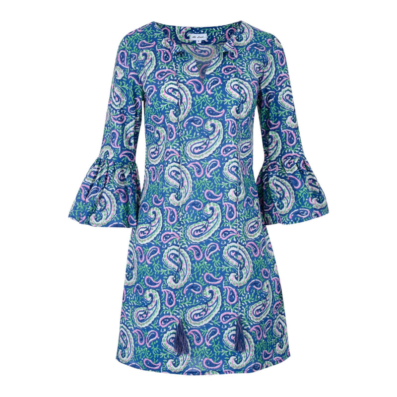 Thumbnail of Belle Tassel Cotton Dress in Passion Twirl image