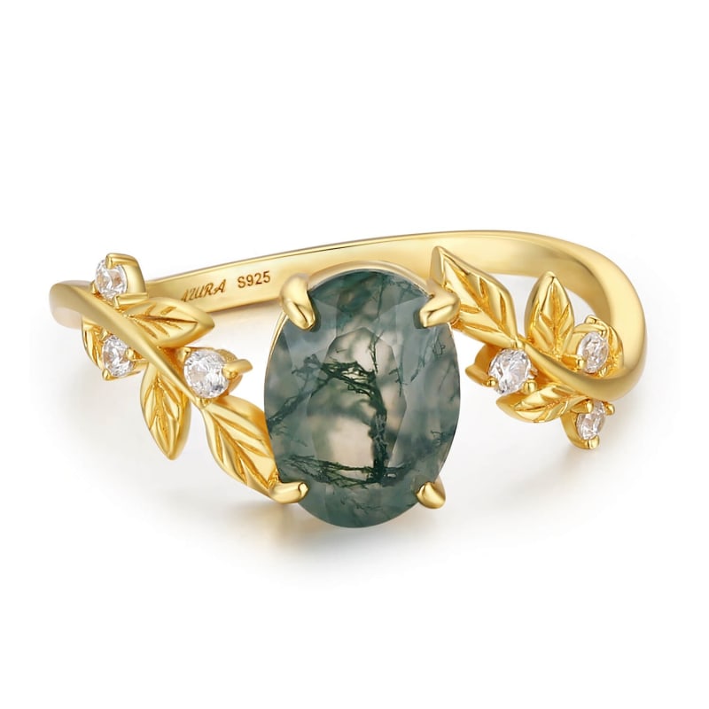 Solid agate ring cheap