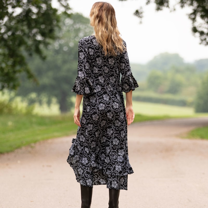 Thumbnail of Victoria Midi Dress Cloudy Swirl image