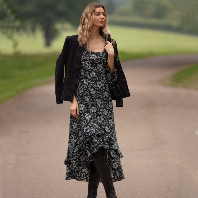 Thumbnail of Victoria Midi Dress Cloudy Swirl image